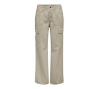 Only Onlmalfy PNT Noos - Pantalones Cargo para Mujer, Forro Plateado., SW x 32L