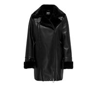 ONLY Onlmariam Bonded Coat Otw Abrigo, Negro, L para Mujer
