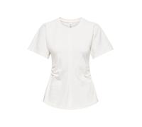 ONLY Onlmarie Life S/S Ruching Top JRS, Cloud Dancer, XL