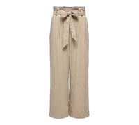 ONLY Onlmarsa Solid Paperbag Pant WVN Noos Pantalones de Tela para Mujer, Safari/Detalle: Mezcla, S