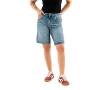 ONLY Onlmate Reg Baggy Long Shorts Dnm Noos Pantalones Cortos De Mezclilla De Cintura Media para Diario, Azul, M para Mujer