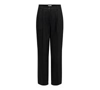 Only ONLMATHILDE HW Wide TLR - Pantalones para Mujer (Talla 34/32), Color Negro