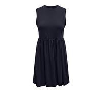 ONLY Onlmay Life S/L Peplum Dress Box Jrs Vestido de Punto, Azul Oscuro, Mujer