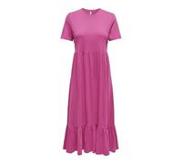 ONLY Onlmay Life S/S Peplum Calf Dressbox Jrs Vestido Largo, Raspberry Rose, XS para Mujer