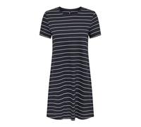 ONLY Onlmay Life S/S Pocket Dress Jrs, Night Sky/Stripes:Cloud Dancer (Nadia), M