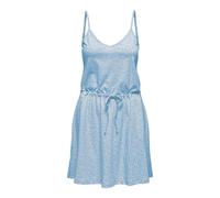 ONLY Onlmay Life Singlet V-Neck DRES JRS Noos Vestido de Verano para Mujer, Clear Sky/AOP: MIA Ditsy, L