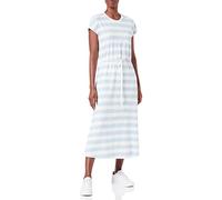ONLY Onlmay S/S Midi Stripe Dress JRS Vestido de Mujer, Azul Cachemira, Rayas, Cloud Dancer (kia), M