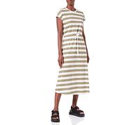 Only Onlmay S/S Midi Stripe Dress JRS Vestido de Mujer, Mermaid/Stripes:Cloud Dancer (Kia), M