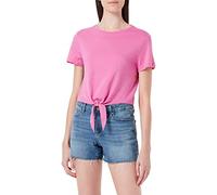 ONLY Onlmay S/S Short Nudo Top Jrs Camiseta, Rosa (Super), S para Mujer