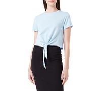 ONLY Onlmay S/S-Top de Nudo Corto Camiseta, Cachemira Azul, L para Mujer