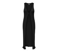 ONLY Onlmeddi SL Tie Maxi Vest KNT - Chaleco para Mujer, Negro, S