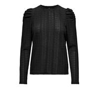 ONLY Onlmelanie L/S O-Neck Top Jrs, Negro, S Mujeres
