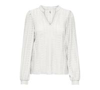 ONLY Onlmelanie L/S Split Top Jrs, Cloud Dancer, XS Mujeres