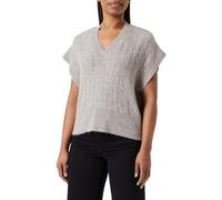 ONLY Onlmelody Vest Knt Noos Suéter, Pure Cashmere/Detail:Melange, XS para Mujer