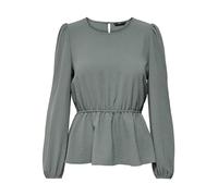 Only Onlmette Dar L/S O-Cuello Top Noos Wvn, Bálsamo Verde, XS