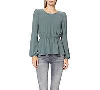 Only Onlmette Dar L/S O-Neck Top Noos Wvn Camiseta, Bálsamo Verde, S para Mujer