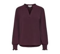 ONLY Onlmette V-Neck LS Smock Top Noos WVN, Chocolate decadente, XS