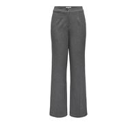 ONLY Onlmia HW Straight Pant TLR Noos Pantalones Rectos, Gris Oscuro, 36W / 32L Mujeres