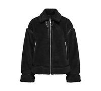 ONLY Onlmichelle Teddy Jacket Otw Chaqueta, Negro, L para Mujer
