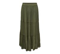 ONLY Onlmikka Life Long Skirt Wvn Noos Falda, Verde, XS para Mujer
