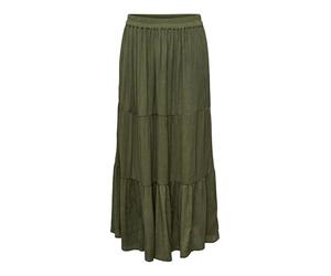 ONLY Onlmikka Life Long Skirt WVN Noos, Verde, M