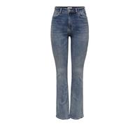 ONLY Onlmila HW Flared Dnm Bj13994 Noos Pantalones Vaqueros elásticos, Azul Medio (Mezclilla Azul Medio), 26W / 30L para Mujer