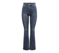 ONLY Onlmila HW Flared Dnm Bj407 Noos Jeans, Azul Denim, 26W / 30L para Mujer