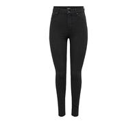 ONLY ONLMILA-Iris HW LANK SK Leg DNM PIMBOX Jeans, Washed Black, M / 32L para Mujer