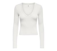 ONLY Onlmila L/S V-Neck Top Box Jrs, Cloud Dancer, L Mujeres