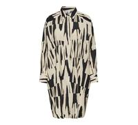 ONLY Onlmila Life L/S-Vestido de Manga Corta de Gran tamaño, Black/AOP:Cherie Graphic, S para Mujer