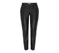 ONLY Onlmiri Life MW Faux Lea Cigarette Pnt Pantalones, Phantom, XSW x 32L para Mujer