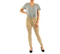 Only Onlmissouri Reg ANK Cargo Pnt Noos Pantalones, Nomad, 42W / 30L para Mujer