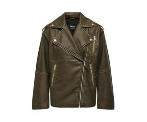 ONLY Onlmontana Cc Otw Faux Leather Biker Chaqueta de motorista Mujer (Pack de 1)