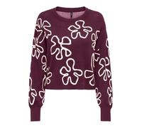 ONLY Onlmontana LS Jq O-Neck CC KNT, Mauve Wine, XL