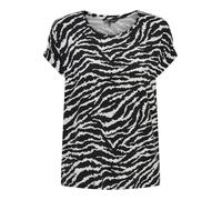 ONLY Onlmoster AOP S/S Noos Jrs Clásico Regular Fit Top De Manga Corta para El Verano, Cloud Dancer, L Mujeres