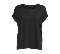 Only Onlmoster S/S O-neck Top Noos Jrs Camiseta, Gris (Dark Grey Melange), S para Mujer
