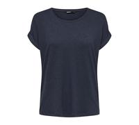 ONLY Onlmoster S/s O-Neck Top Noos Jrs, Camiseta Mujer, Azul (Navy Blazer), 40 (Talla del Fabricante: Large)