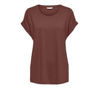 Only Onlmoster S/S O-neck Top Noos Jrs Camiseta, Rojo (Henna), L para Mujer