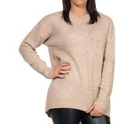 Only Onlnanjing L/S Pullover Knt Noos Jersey, Beige (Nomad), XS Mujer