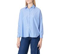 ONLY Onlnew Grace LS Shirt Noos WVN Blusa para Mujer, Moonlight Blue/Stripes: Blue/White, M