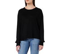 ONLY Onlnew Tessa L/S-Jersey Holgado Sudadera, Negro, M (Pack de 4) para Mujer