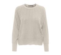 ONLY Onlnew Tessa L/S-Jersey Holgado Sudadera, Pumice Stone/Detalle: w. Melange, L (Pack de 3) para Mujer