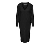 Only Onlnew Tessa L/S Midi - Vestido Largo con Cuello en V para Mujer, Negro, L