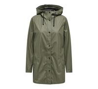 ONLY ONLNewellen - Chaqueta impermeable para mujer con capucha, Calamata., S