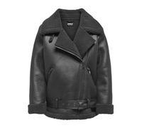 ONLY Onlnewlis Aviador de Piel sintética CC Otw Chaqueta, Phantom, M para Mujer