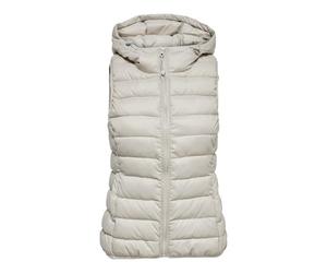 Only ONLNEWTAHOE Hood Waistcoat OTW Noos, Chaleco De Las Mujeres, Pumice Stone, XXS