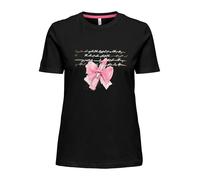 ONLY Onlnikita Life Reg S/S Top Box JRS, Negro, XL