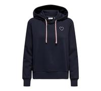 Sudadera con capucha con motivo de corazón Mujer Talla XL. Color Azul