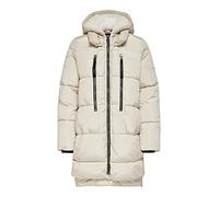 Only ONLNORA Long Puffer Coat CC OTW Chaqueta, Oatmeal, Small, avena, S