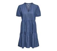ONLY Onlnova Azure S/S Thea Dress Wvn, Medio De Mezclilla Azul, S Mujeres